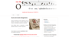 Desktop Screenshot of gregoriano.net