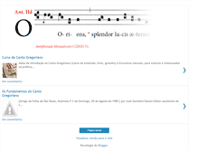 Tablet Screenshot of gregoriano.net
